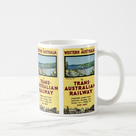 Trans-Australische spoorweg Koffiemok (Rechts)