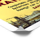 Trans-Australische spoorweg Poster (Hoek)