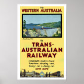 Trans-Australische spoorweg Poster (Voorkant)