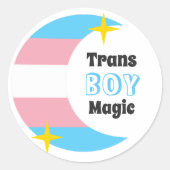 Trans Boy Magic Stickers (Voorkant)