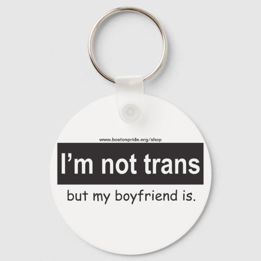 Trans BoyVriesplein Sleutelhanger (Voorkant)