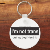 Trans BoyVriesplein Sleutelhanger (Voorkant)