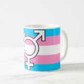 Trans cadeaumok koffiemok (Voorkant rechts)