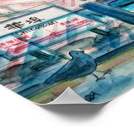 Trans City - metrostation Poster (Hoek)