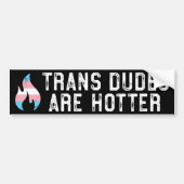 Trans-Dnjestrië is een heter LGBTQ transgender Bumpersticker (Voorkant)