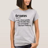 Trans-Dnjestrig - gedefinieerde LGBTQ-termen - T-shirt (Voorkant)