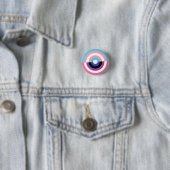 Trans- en Gendervloeistofpride-Button Ronde Button 3,2 Cm (In situ)