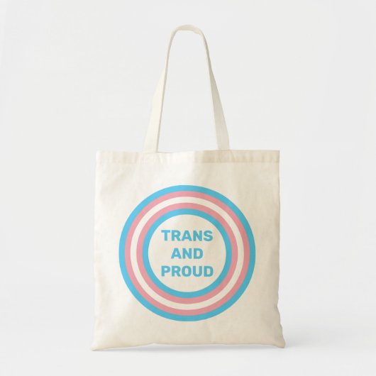 Trans en Proud Tote Bag (Voorkant)