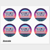 Trans En Stralende Pride Pixel Sticker (Vel)