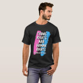 Trans-Europees Shirt voor de mensenrechten (Voorkant volledig)