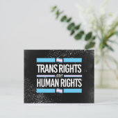 Trans-Europese rechten zijn mensenrechten - - Briefkaart (Staand voorkant)