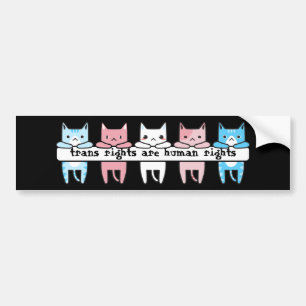 Trans-Europese rechten zijn mensenrechten Bumpersticker