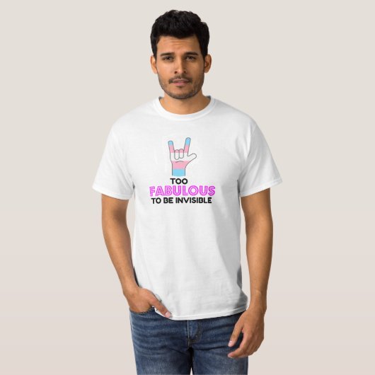 Trans Fabulous T-shirt (Voorkant volledig)