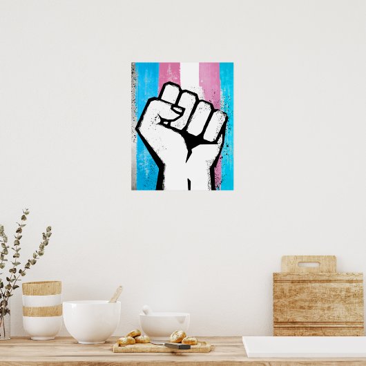 TRANS FIST POSTER (Keuken)
