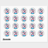 TRANS FIST RONDE STICKER (Vel)