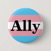 Trans Flag Ally Serif Font Button (Voorkant)