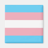 Trans Flag Magnet (Voorkant)