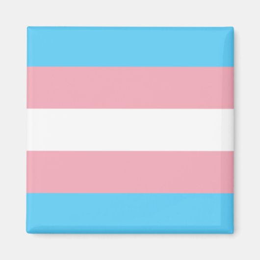 Trans Flag Magnet (Voorkant)