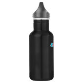 Trans Flag Octopus Design voor trotse Trans People Waterfles (Links)