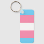 trans flag on keychain (Voorkant)