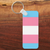 trans flag on keychain (Voorkant)
