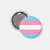 trans flag on magnet (Voorkant / Achterkant)