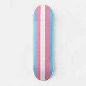 Trans flag on skateboard (Voorkant)
