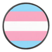 Trans flag style Puck (Voorkant)