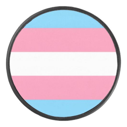 Trans flag style Puck (Voorkant)