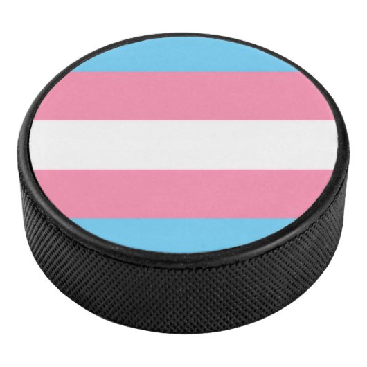 Trans flag style Puck (3/4)