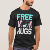 Trans Free Mam Hugs Transgender Proud Mam Ally Rai T-shirt (Voorkant)