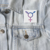 Trans / Genderqueer Pride Button (In situ)