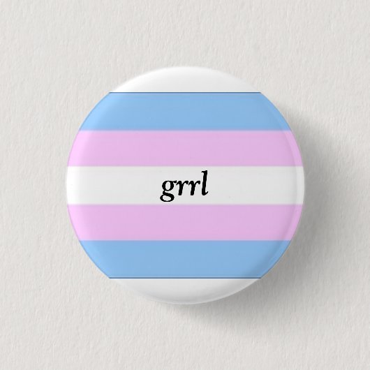 Trans Grrl Button (Voorkant)