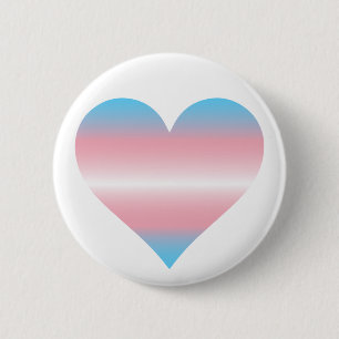 Trans-hart Ronde Button 5,7 Cm