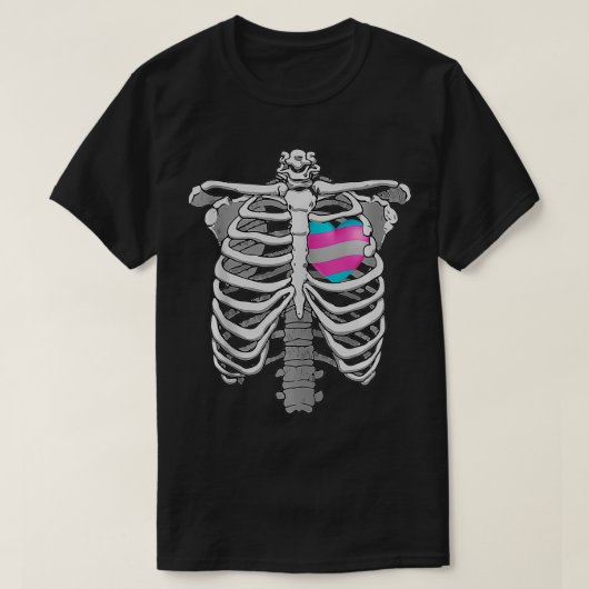 Trans Heart Ribcage Proud Gift for Transgender Pr T-shirt (Design voorkant)