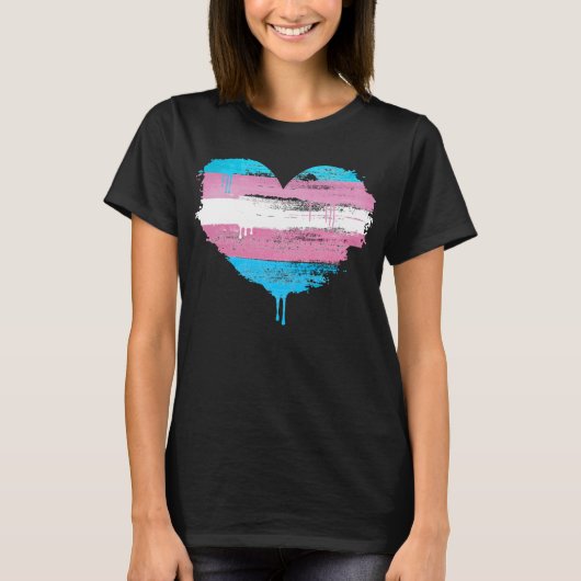TRANS HEART - TRANS LOVE - T-SHIRT (Voorkant)