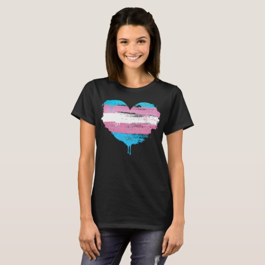 TRANS HEART - TRANS LOVE - T-SHIRT (Voorkant volledig)