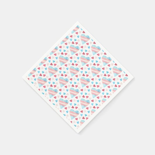Trans hearts Pride Servet (Hoek)