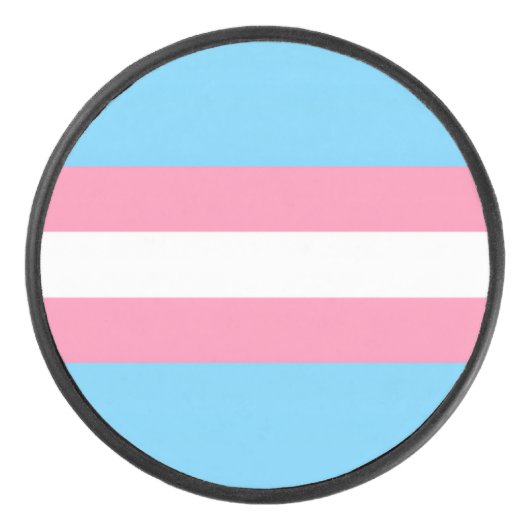 trans hockeypuck hockey puck (Voorkant)