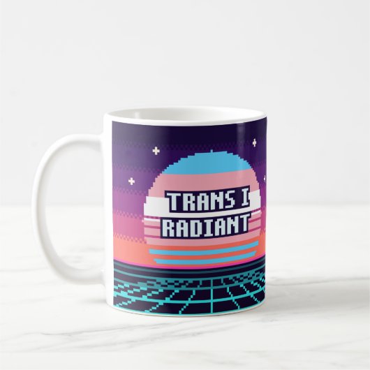 Trans I Radiant Catalaanse Trots Pixel Mok (Links)