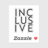 Trans inclusief sticker (Vel)