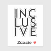 Trans inclusief sticker (Vel)