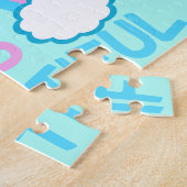 Trans is een mooie Transgender-regenboog Legpuzzel (Zijkant)