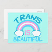 Trans is mooi briefkaart (Voorkant / Achterkant)