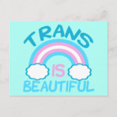 Trans is mooi briefkaart (Voorkant)