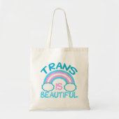 Trans is mooi tote bag (Voorkant)