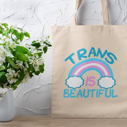 Trans is mooi tote bag