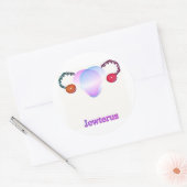 Trans Jewterus Ronde Sticker (Envelop)
