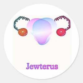 Trans Jewterus Ronde Sticker