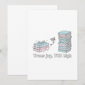 Trans Joy, TBR High – LGBTQ Reading Pride  Kaart (Voorkant / Achterkant)